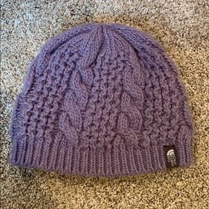 The North Face Purple Beanie